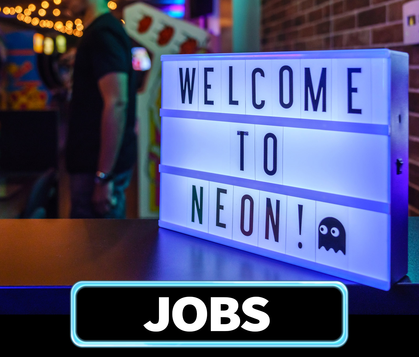 A sign that reads Welcome to Neon